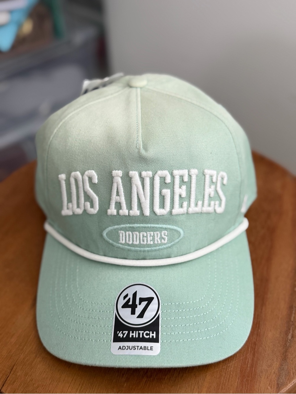 '47 Los Angeles Dodgers Eucalyptus Green Baseball Cap